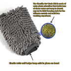 Microfiber Car Wash Mitt Double Sided Chenille Auto Gloves Ultra